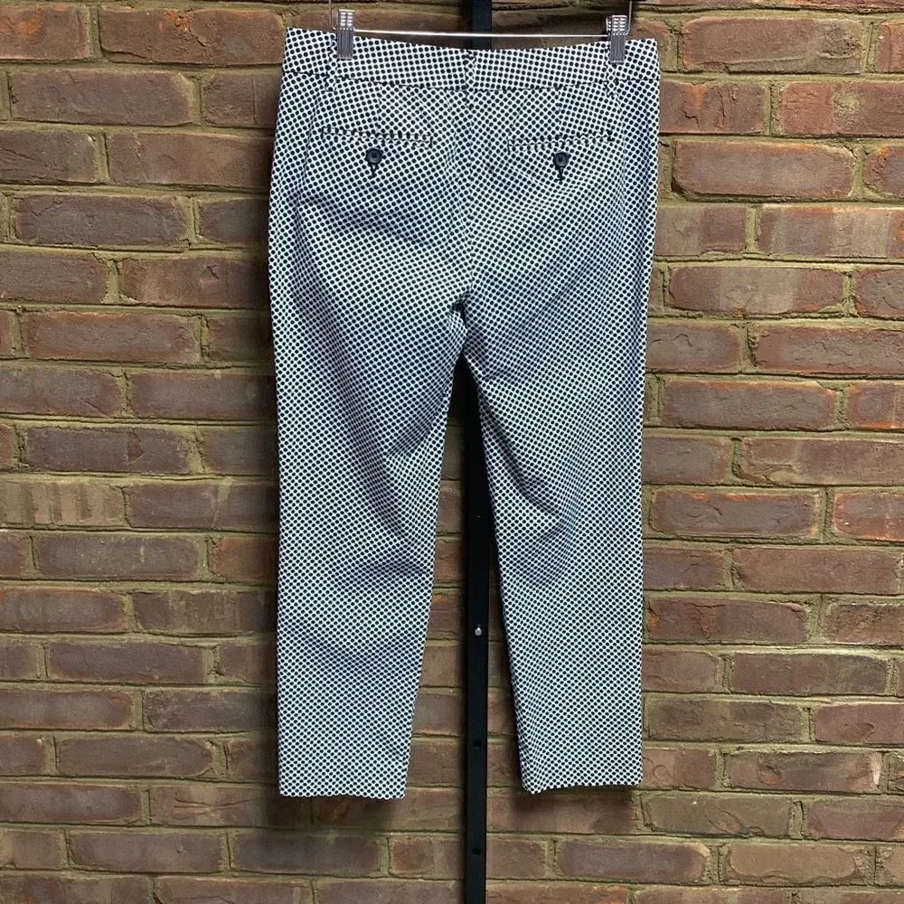 Stylus Black & White Crop Dress Pants Size 6